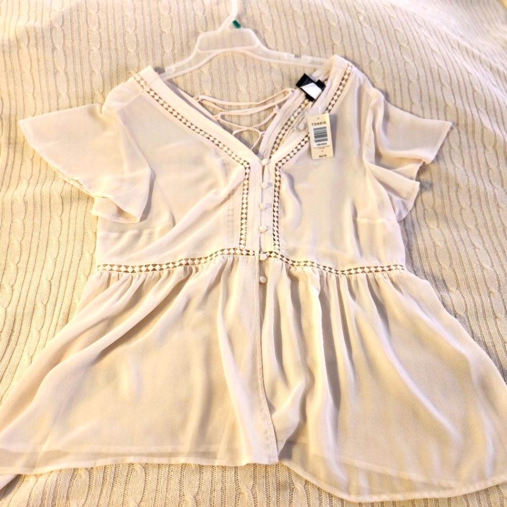 Torrid Blouse/Cover Tags on